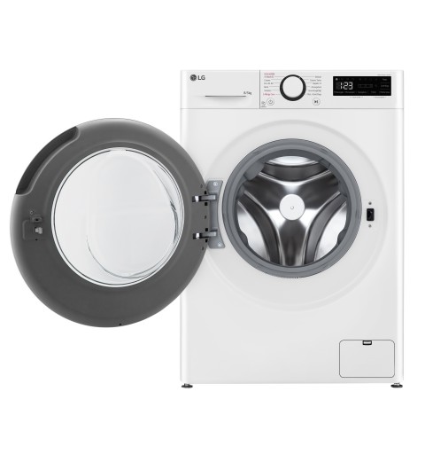 LG D2R3S08NSWW lavadora-secadora Independiente Carga frontal Blanco E