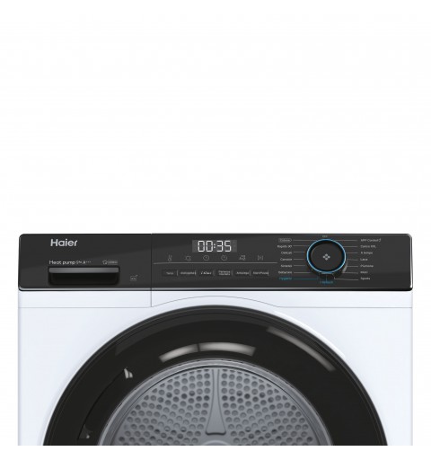 Haier HD90-A3939E-IT asciugatrice Libera installazione Caricamento frontale 9 kg A+++ Bianco