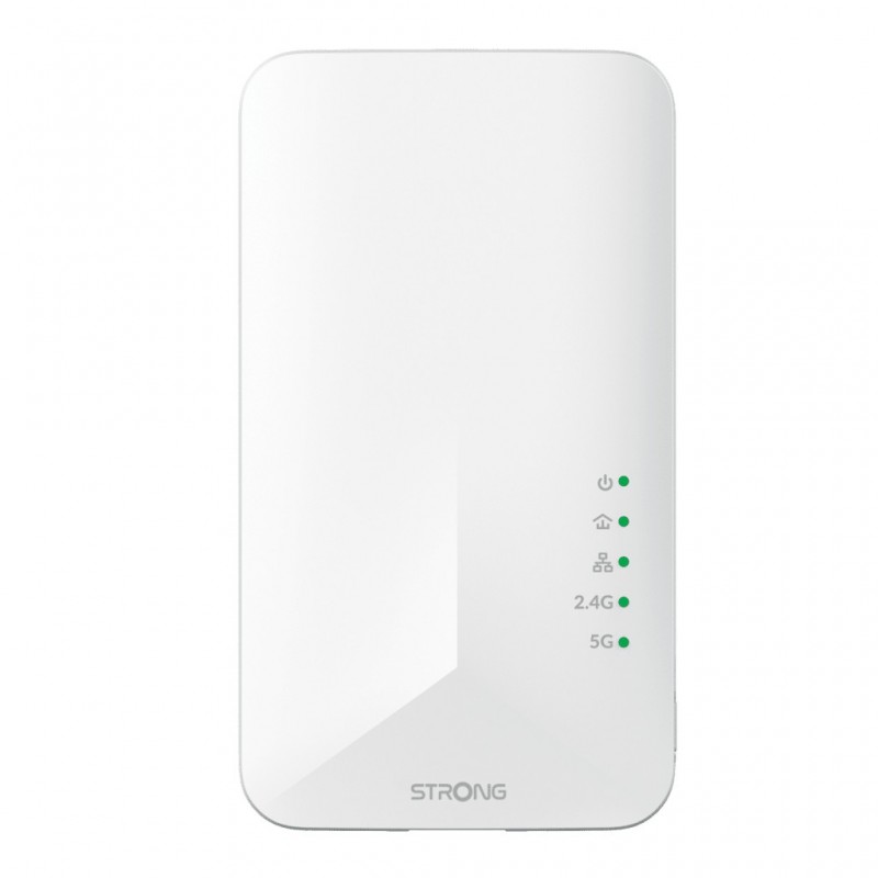 Strong POWERL1000DUOWIFIEUV2 PowerLine Netzwerkadapter 1000 Mbit s Eingebauter Ethernet-Anschluss WLAN Weiß 2 Stück(e)