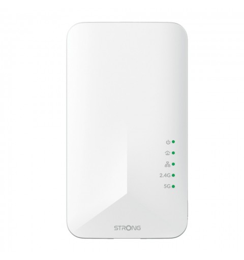 Strong POWERL1000DUOWIFIEUV2 PowerLine Netzwerkadapter 1000 Mbit s Eingebauter Ethernet-Anschluss WLAN Weiß 2 Stück(e)