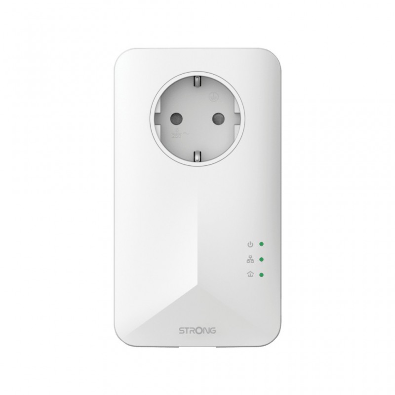 Strong POWERL1000DUOWIFIEUV2 PowerLine Netzwerkadapter 1000 Mbit s Eingebauter Ethernet-Anschluss WLAN Weiß 2 Stück(e)