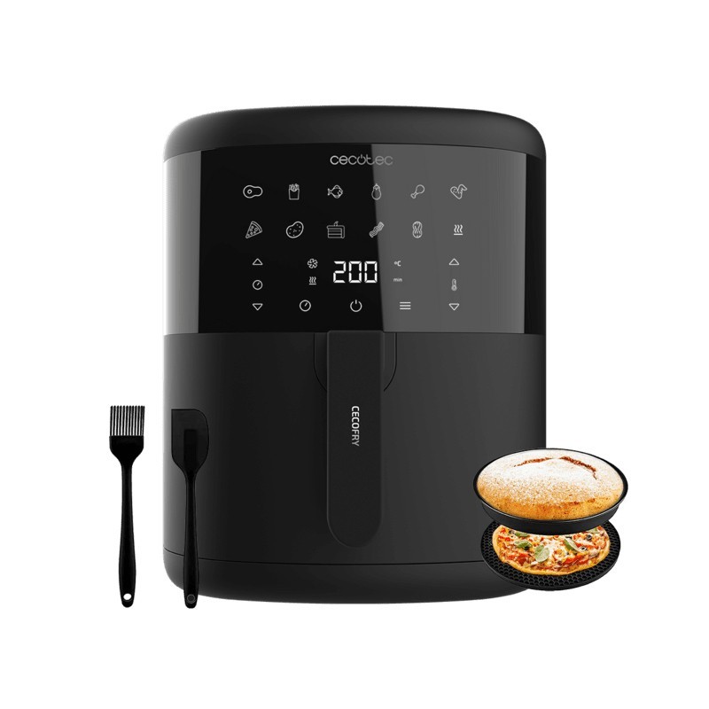Cecotec Cecofry Bombastik 6000 Full Einzelbild 6 l Eigenständig 1700 W Heißluftfritteuse Schwarz
