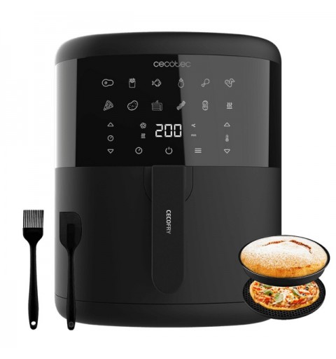 Cecotec Cecofry Bombastik 6000 Full Single 6 L Stand-alone 1700 W Hot air fryer Black