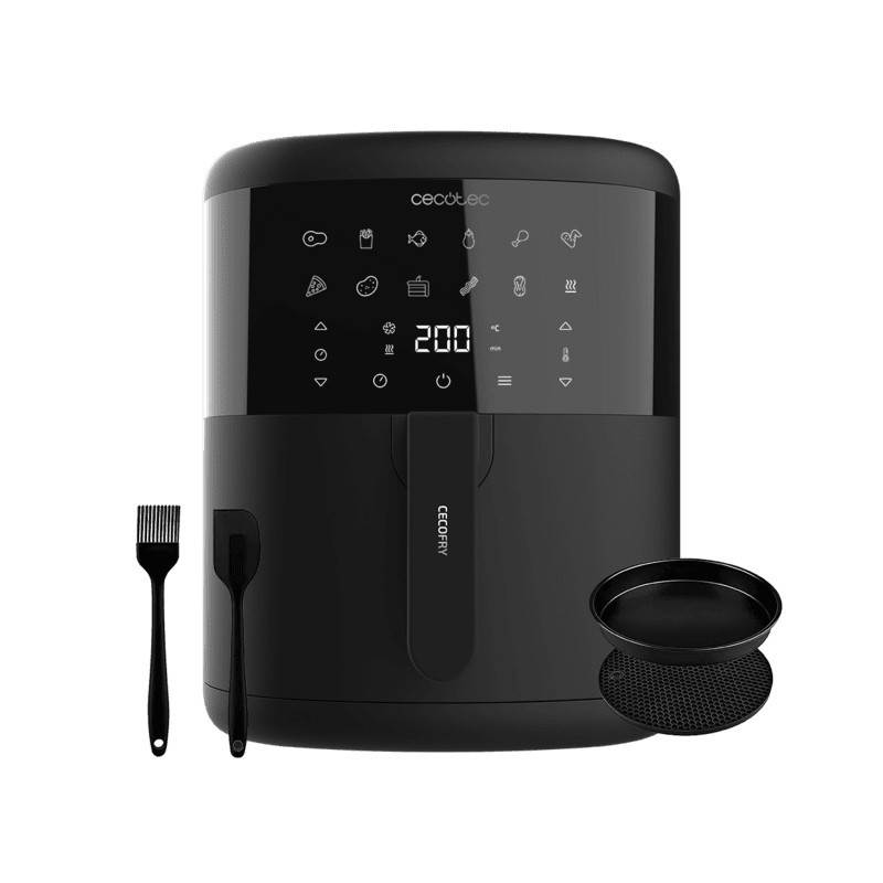 Cecotec Cecofry Bombastik 6000 Full Single 6 L Stand-alone 1700 W Hot air fryer Black