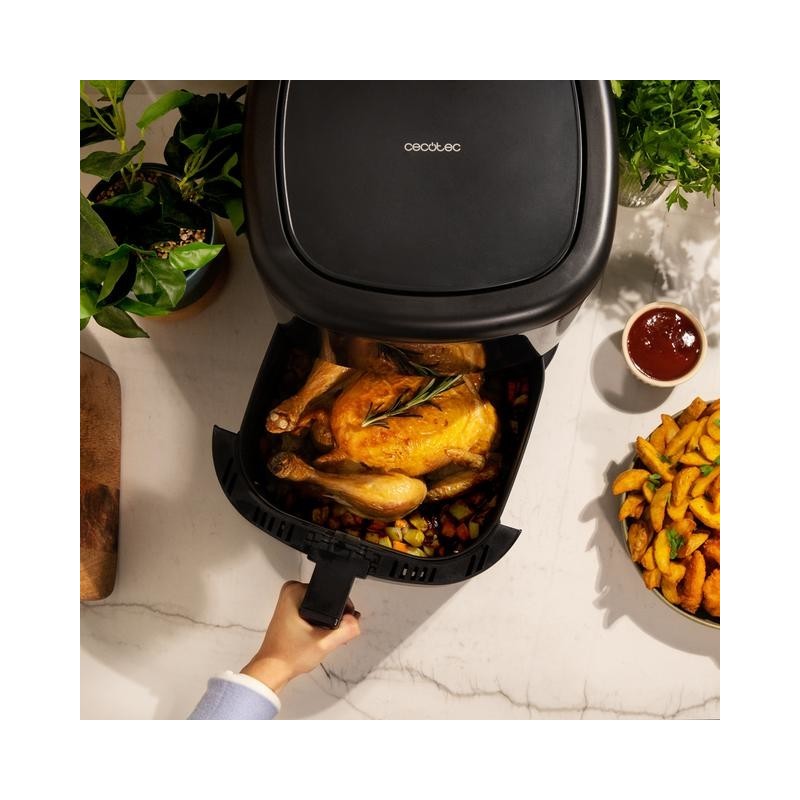 Cecotec Cecofry Bombastik 6000 Full Unique 6 L Autonome 1700 W Friteuse d’air chaud Noir