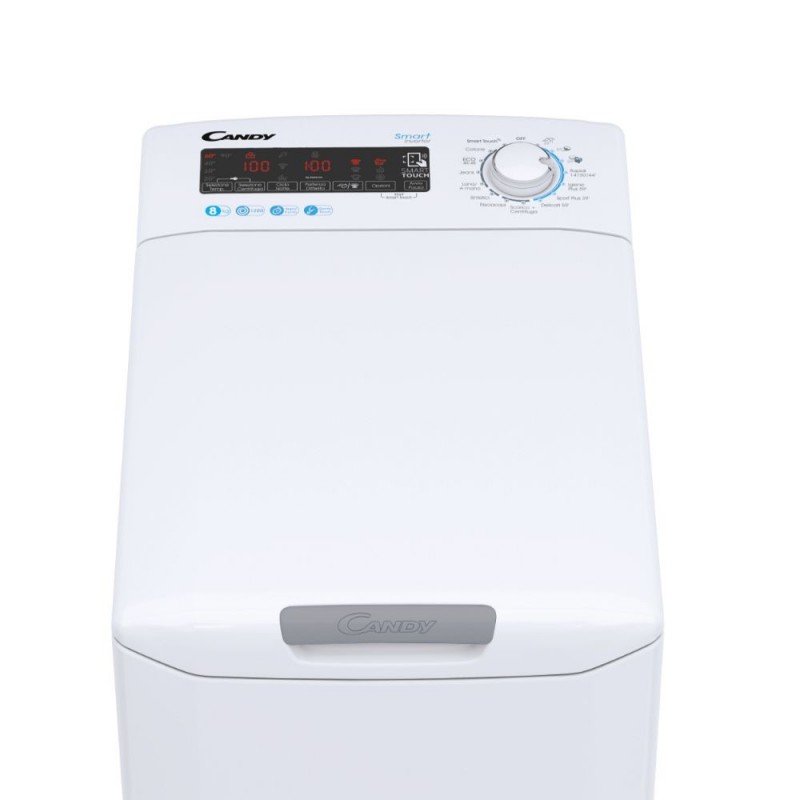 Candy Smart Inverter CSTG 28TMV5 1-11 lavatrice Caricamento dall'alto 8 kg 1200 Giri min Bianco