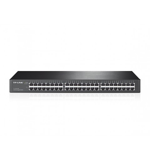 TP-Link TL-SG1048 Unmanaged Gigabit Ethernet (10 100 1000) 1U Schwarz