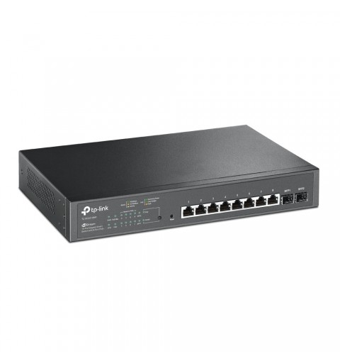 TP-Link TL-SG2210MP switch Gestionado L2 L2+ Gigabit Ethernet (10 100 1000) Energía sobre Ethernet (PoE) 1U Negro