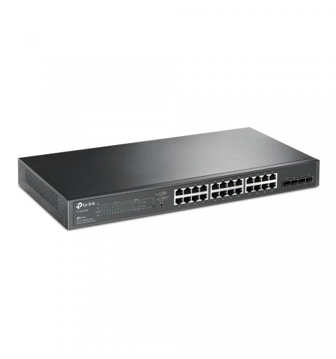 TP-Link TL-SG2428P switch Gestionado L2 L2+ Gigabit Ethernet (10 100 1000) Energía sobre Ethernet (PoE) 1U Negro