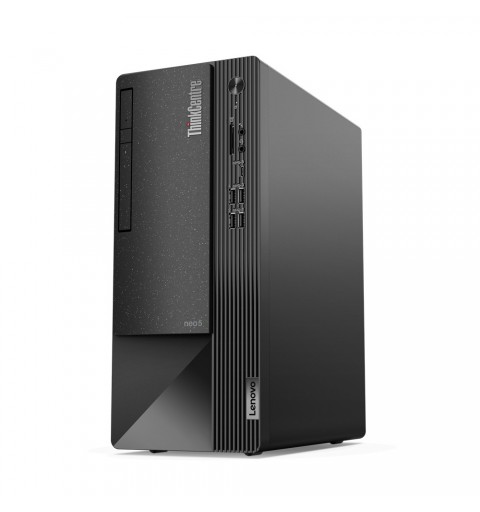 Lenovo ThinkCentre neo 50t Tower Intel® Core™ i3 i3-12100 8 GB DDR4-SDRAM 256 GB SSD Windows 11 Pro PC Grey