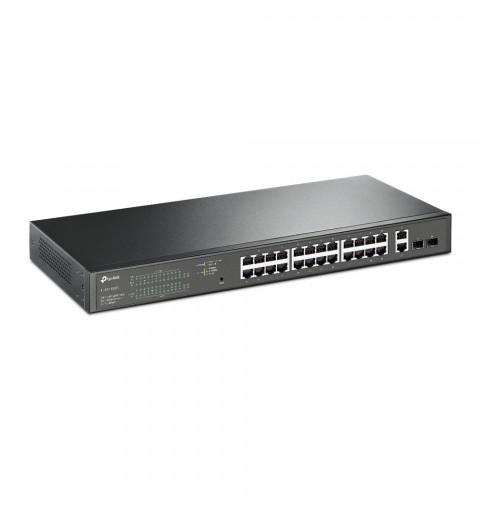 TP-Link TL-SG1428PE switch di rete Gestito L2 Gigabit Ethernet (10 100 1000) Supporto Power over Ethernet (PoE) 1U Nero