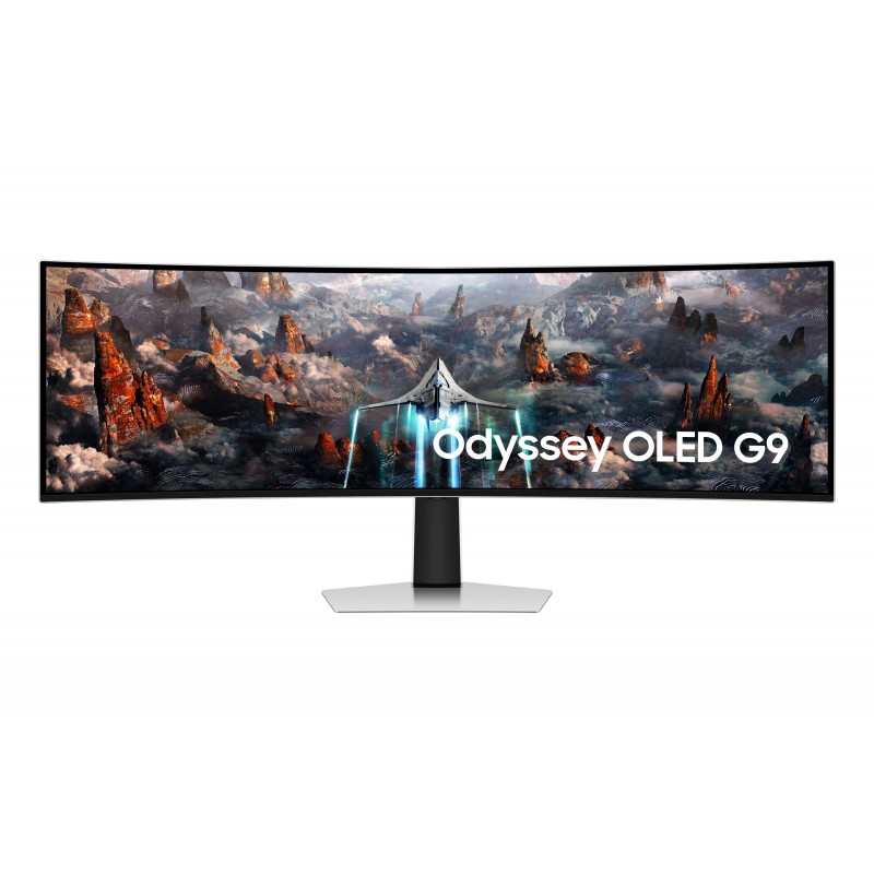 Samsung Odyssey LS49CG934SUXEN computer monitor 124.5 cm (49") 5120 x 1440 pixels DQHD OLED Silver