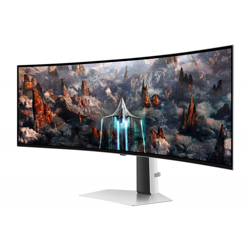 Samsung Odyssey LS49CG934SUXEN computer monitor 124.5 cm (49") 5120 x 1440 pixels DQHD OLED Silver