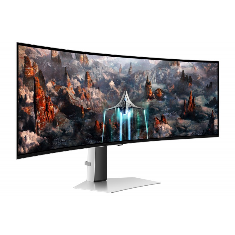 Samsung Odyssey LS49CG934SUXEN computer monitor 124.5 cm (49") 5120 x 1440 pixels DQHD OLED Silver