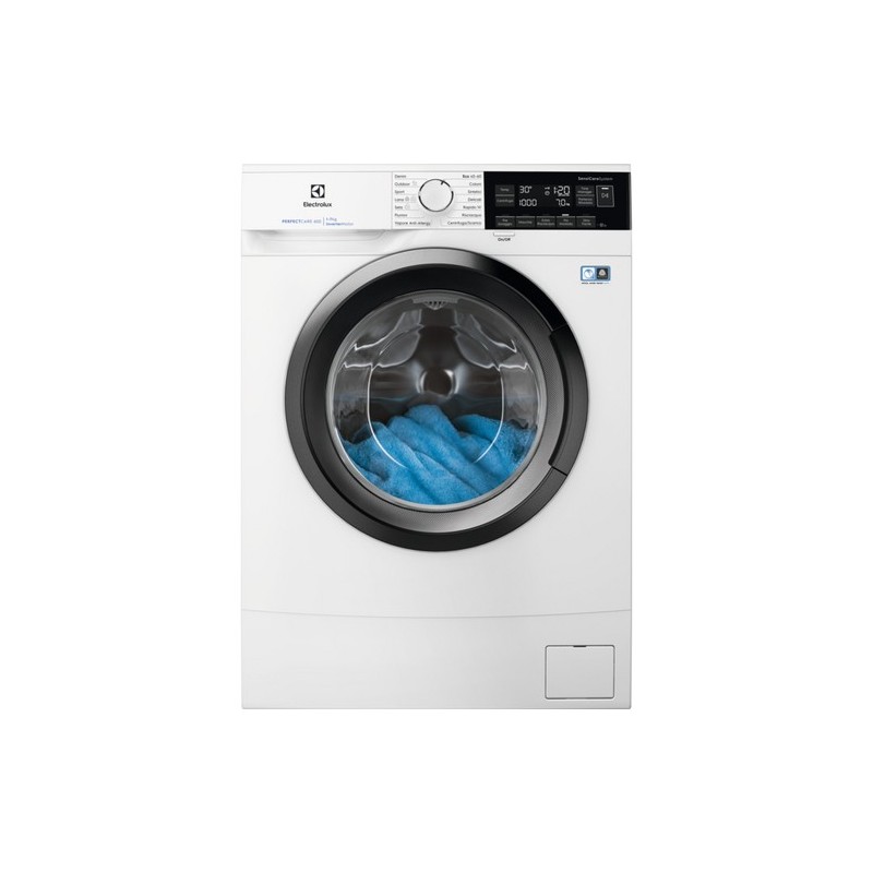 Electrolux EW6S472B machine à laver Charge avant 7 kg 951 tr min Blanc