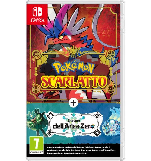 Nintendo Pokémon Scarlatto + pack espansione Il Tesoro dell’Area Zero