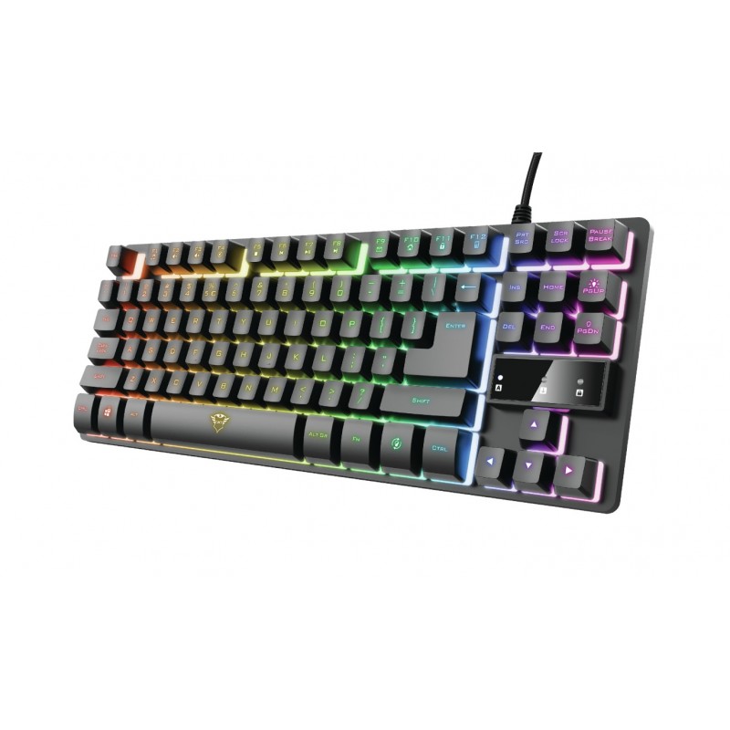 Trust GXT 833 Thado TKL tastiera USB QWERTY Italiano Nero