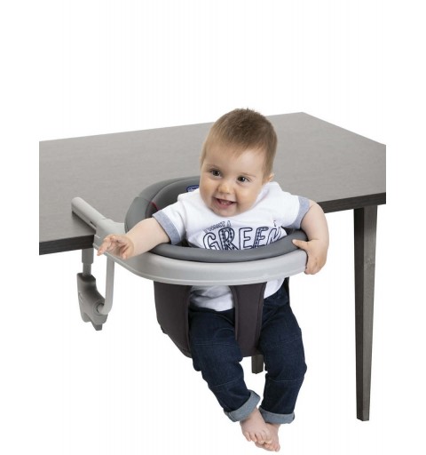 Chicco 00087057850000 seggiolone Sedia da tavolo per bambino da aggancio Seduta imbottita Grigio