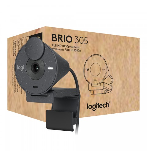 Logitech Brio 305 Webcam 2 MP 1920 x 1080 Pixel USB-C Graphit