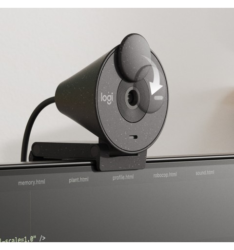Logitech Brio 305 webcam 2 MP 1920 x 1080 Pixel USB-C Grafite