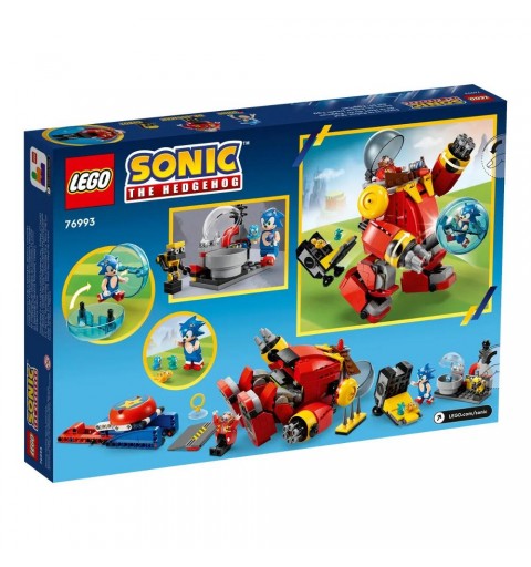 Costruzioni LEGO 76993 SONIC Sonic vs. Robot Death Egg del Dr. Eggman