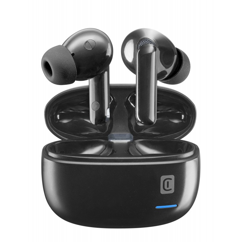 Cellularline ECLIPSE Cuffie True Wireless Stereo (TWS) In-ear Musica e Chiamate Bluetooth Nero