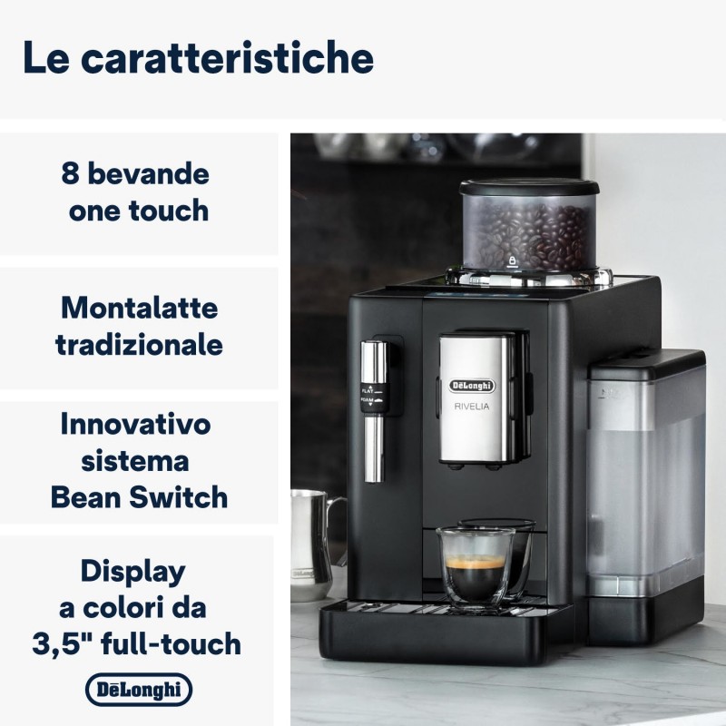 De’Longhi Rivelia EXAM440.35.B Automatica Macchina per espresso 1,4 L
