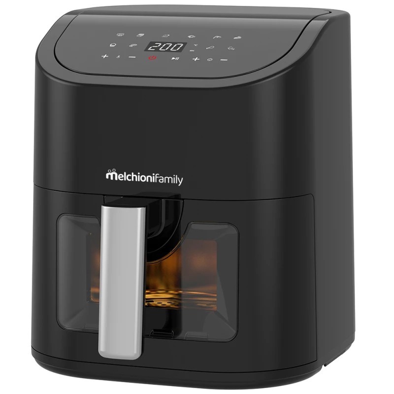 Melchioni Marianna Unique 5,2 L Autonome 1700 W Friteuse d’air chaud Noir