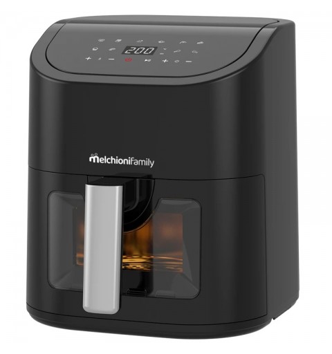 Melchioni Marianna Unique 5,2 L Autonome 1700 W Friteuse d’air chaud Noir