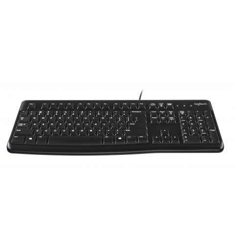 Logitech Keyboard K120 for Business tastiera USB QWERTY US International Nero