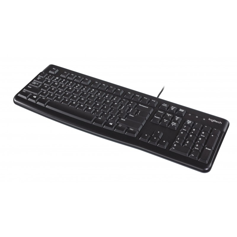 Logitech Keyboard K120 for Business tastiera USB QWERTY US International Nero