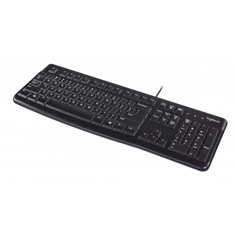 Logitech Keyboard K120 for Business teclado USB QWERTY Internacional de EE.UU. Negro