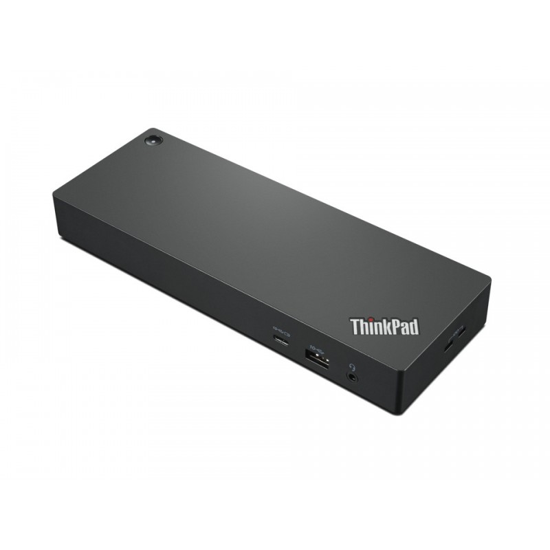 Lenovo 40B00300EU base para portátil y replicador de puertos Alámbrico Thunderbolt 4 Negro, Rojo