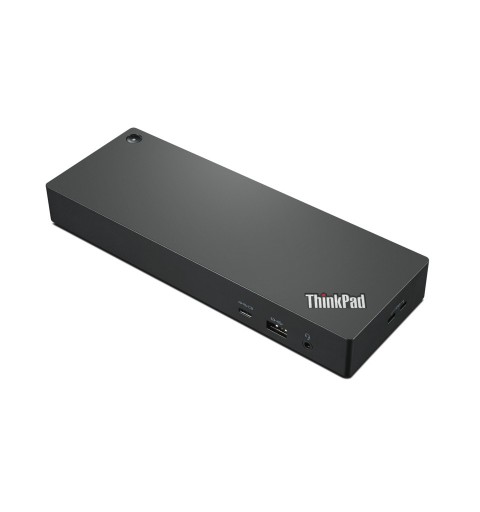 Lenovo 40B00300EU laptop-dockingstation & portreplikator Kabelgebunden Thunderbolt 4 Schwarz, Rot