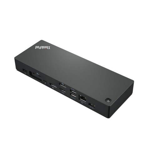 Lenovo 40B00300EU laptop-dockingstation & portreplikator Kabelgebunden Thunderbolt 4 Schwarz, Rot