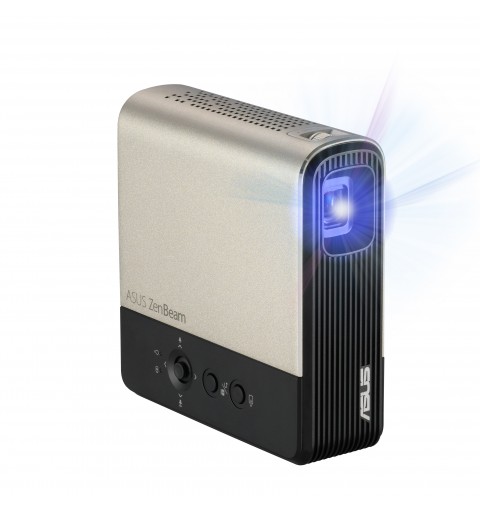 ASUS ZenBeam E2 Beamer Standard Throw-Projektor 300 ANSI Lumen DLP WVGA (854x480) Schwarz, Gold