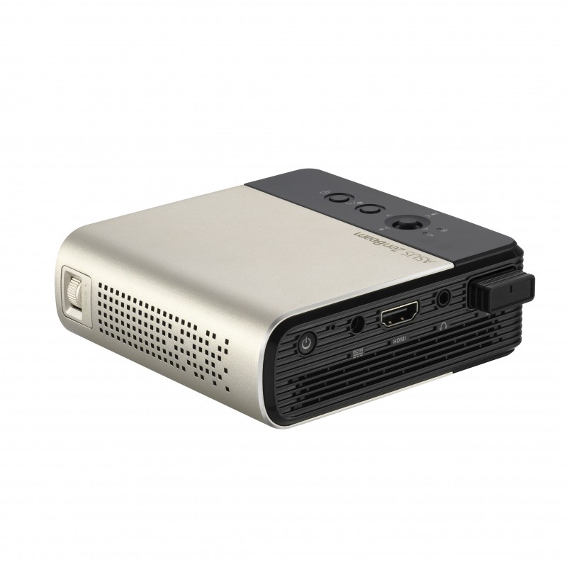 ASUS ZenBeam E2 videoproiettore Proiettore a raggio standard 300 ANSI lumen DLP WVGA (854x480) Nero, Oro