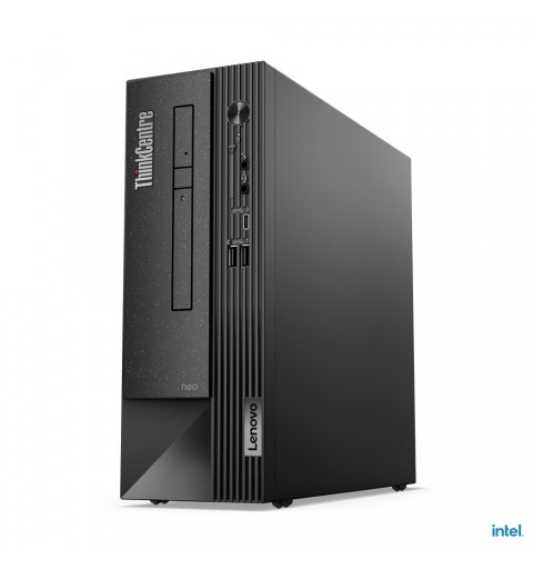 Lenovo ThinkCentre neo 50s SFF Intel® Core™ i3 i3-12100 8 GB DDR4-SDRAM 256 GB SSD Windows 11 Pro PC Black