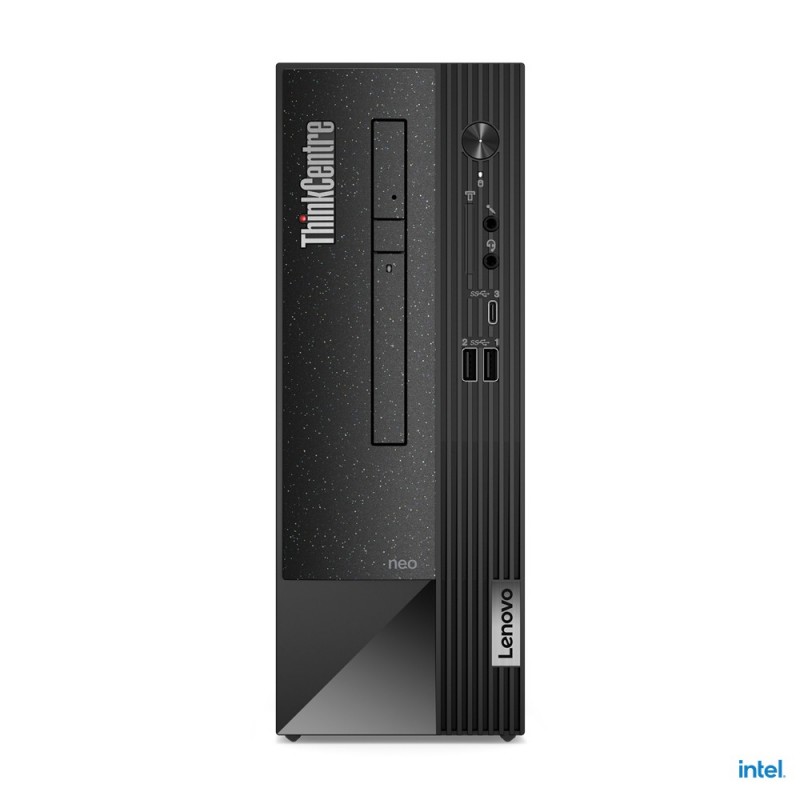 Lenovo ThinkCentre neo 50s SFF Intel® Core™ i3 i3-12100 8 GB DDR4-SDRAM 256 GB SSD Windows 11 Pro PC Black