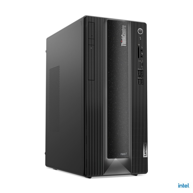 Lenovo ThinkCentre neo 70t Tower Intel® Core™ i7 i7-12700 16 GB DDR5-SDRAM 1 TB SSD Windows 11 Pro PC Schwarz