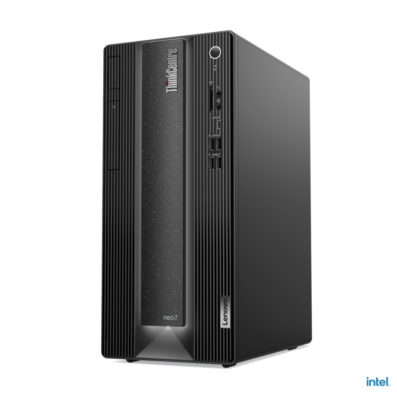 Lenovo ThinkCentre neo 70t Tower Intel® Core™ i7 i7-12700 16 GB DDR5-SDRAM 1 TB SSD Windows 11 Pro PC Black