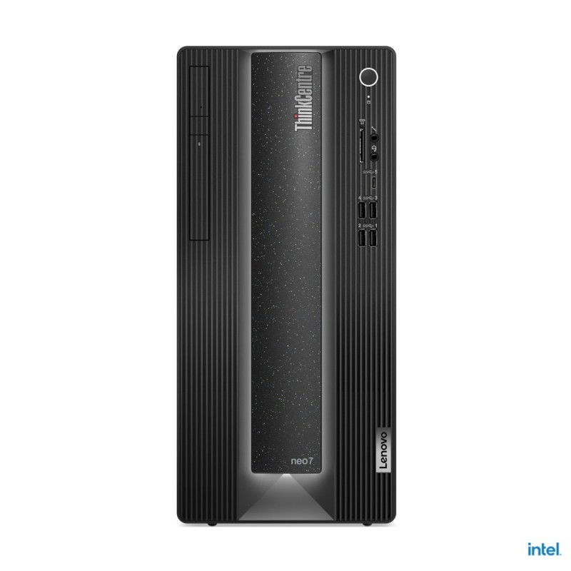 Lenovo ThinkCentre neo 70t Tower Intel® Core™ i7 i7-12700 16 GB DDR5-SDRAM 1 TB SSD Windows 11 Pro PC Black