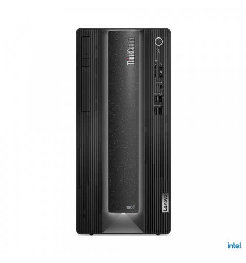 Lenovo ThinkCentre neo 70t Tower Intel® Core™ i7 i7-12700 16 GB DDR5-SDRAM 1 TB SSD Windows 11 Pro PC Black