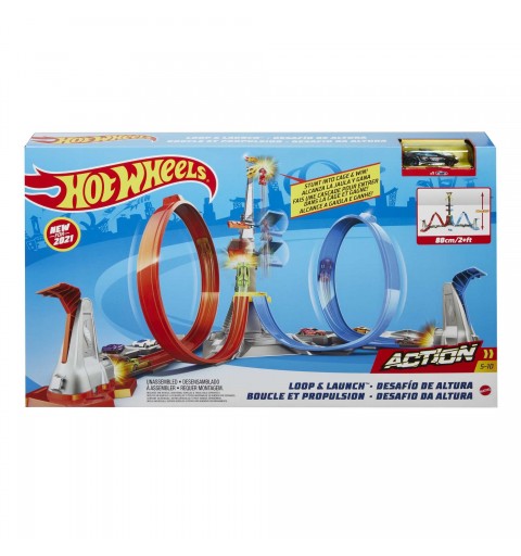 Hot Wheels Action Loop & Launch Track Set