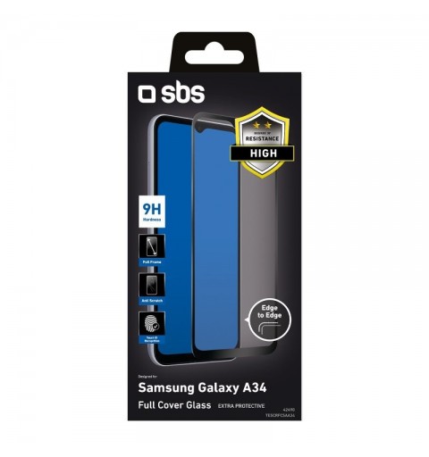 SBS TESCRFCSAA34 protector de pantalla o trasero para teléfono móvil Samsung 1 pieza(s)