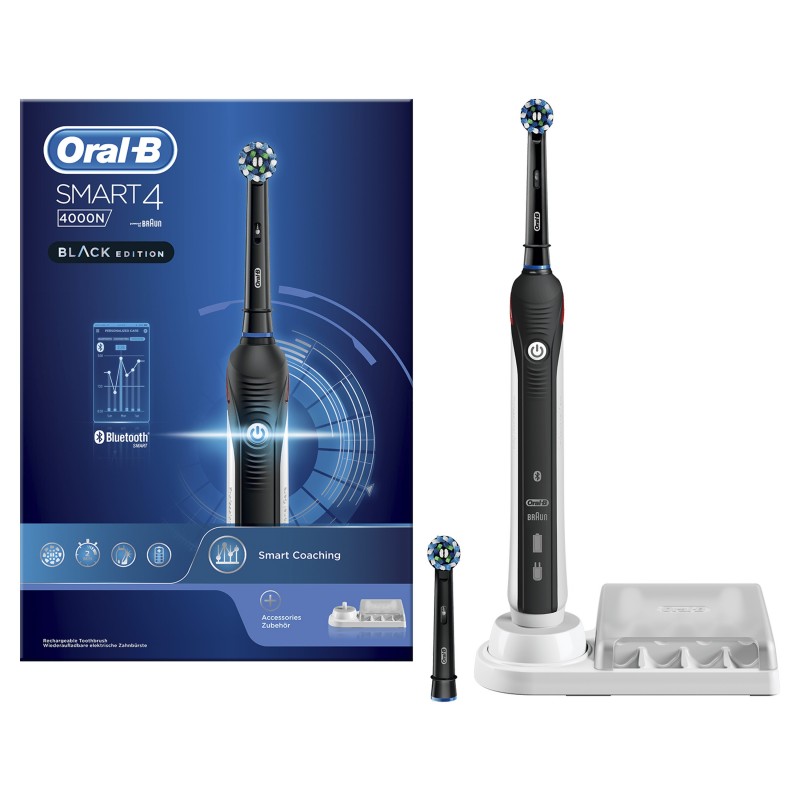 Oral-B SmartSeries 80314735 brosse à dents électrique Adulte Brosse à dents rotative oscillante Noir, Blanc