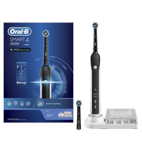 Oral-B SmartSeries 80314735 spazzolino elettrico Adulto Spazzolino rotante-oscillante Nero, Bianco