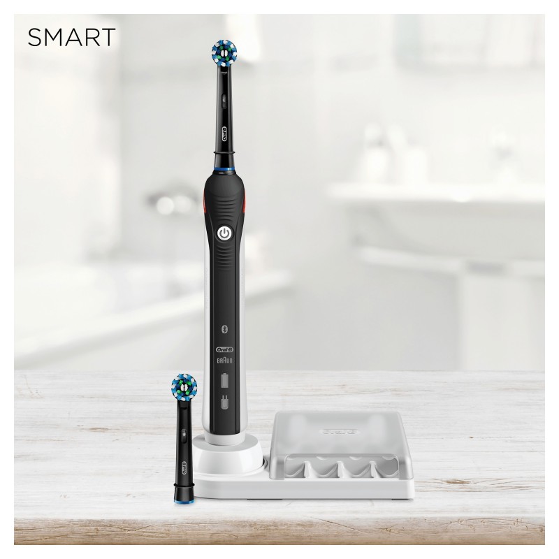 Oral-B SmartSeries 80314735 spazzolino elettrico Adulto Spazzolino rotante-oscillante Nero, Bianco