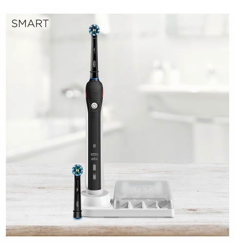 Oral-B SmartSeries 80314735 Elektrische Zahnbürste Erwachsener Rotierende-vibrierende Zahnbürste Schwarz, Weiß