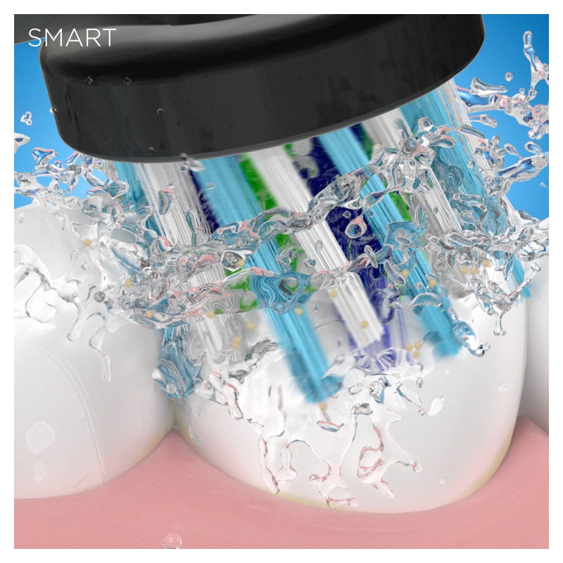 Oral-B SmartSeries 80314735 spazzolino elettrico Adulto Spazzolino rotante-oscillante Nero, Bianco